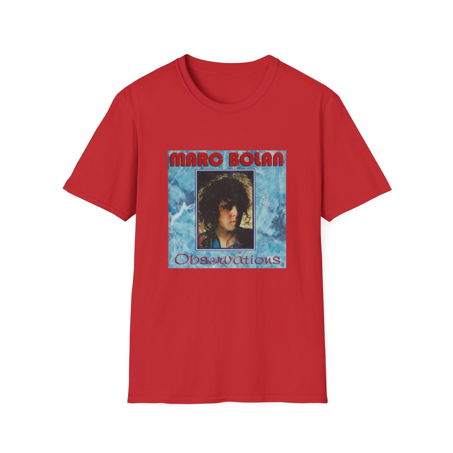 marc bolan 1992 observations album tshirt