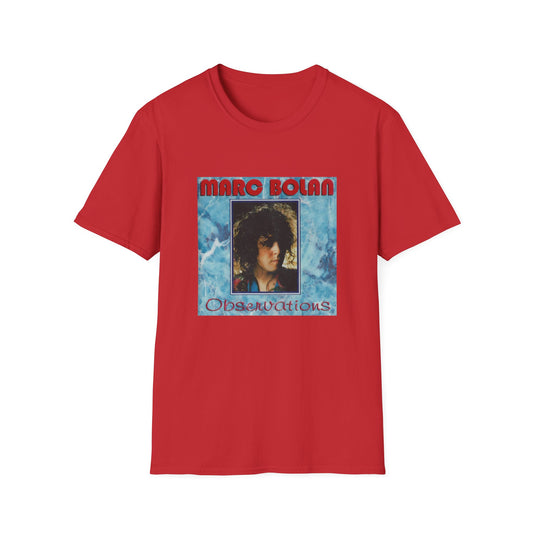 marc bolan 1992 observations album tshirt