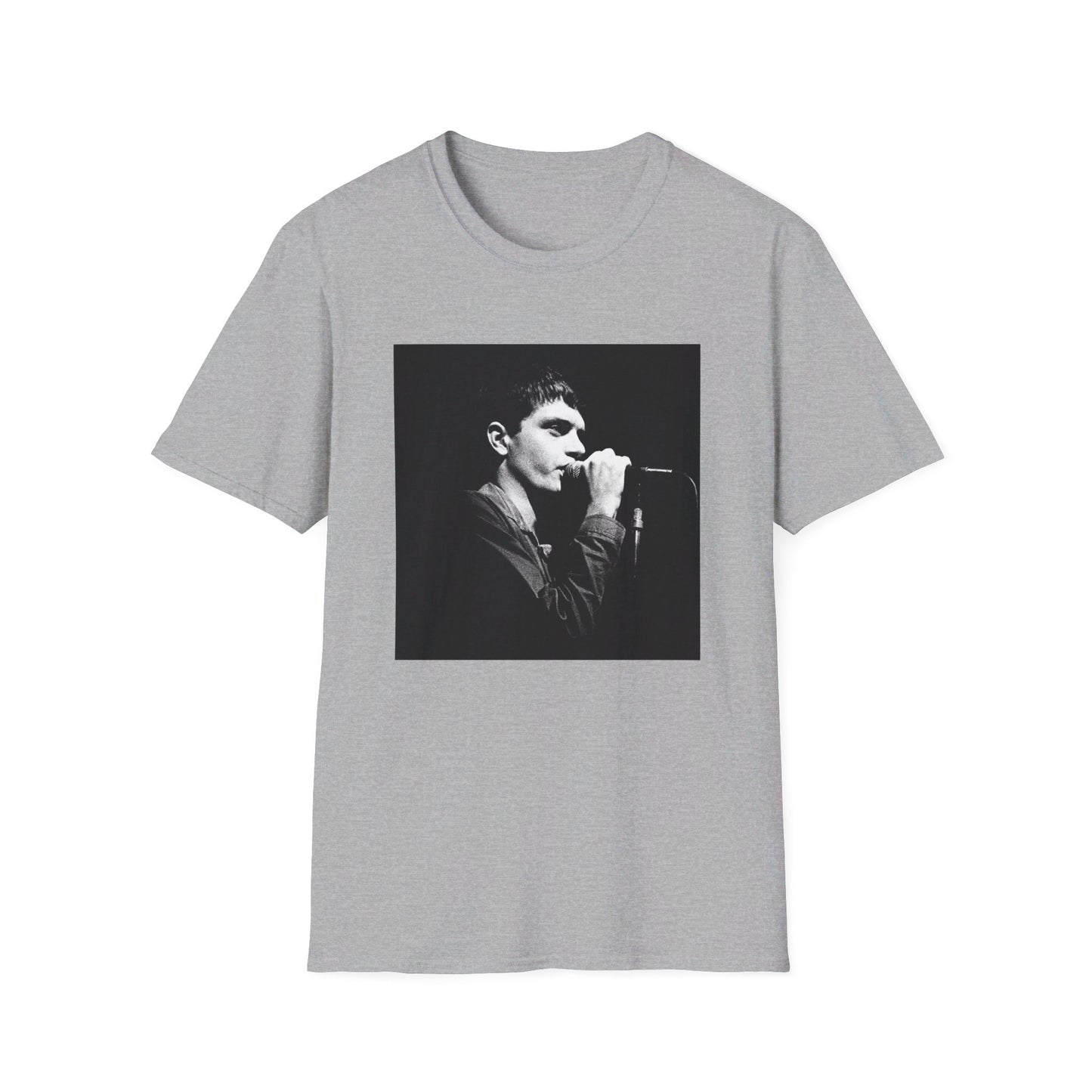 ian curtis singing 2 joy division tshirt