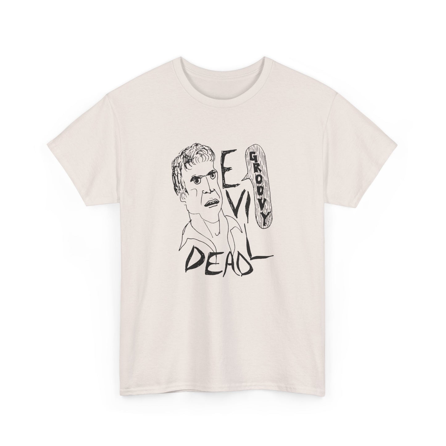 original drawing sketch ash evil dead groovy tshirt