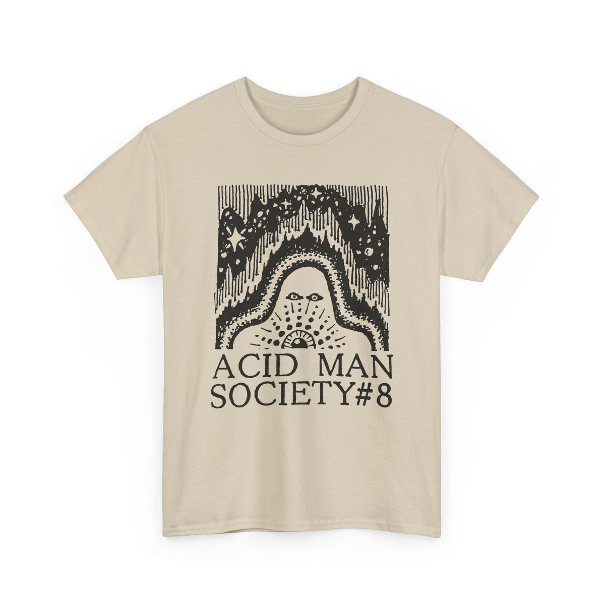 1989 acid man #8 mini comic cover illustration tshirt