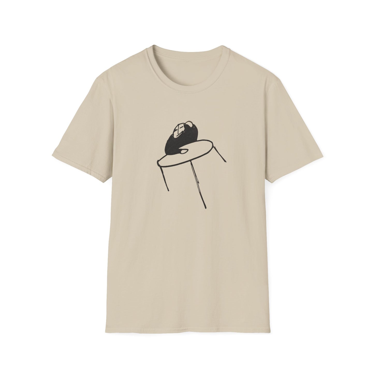 early 1900s sketch india ink on paper by franz kafka table tshirt