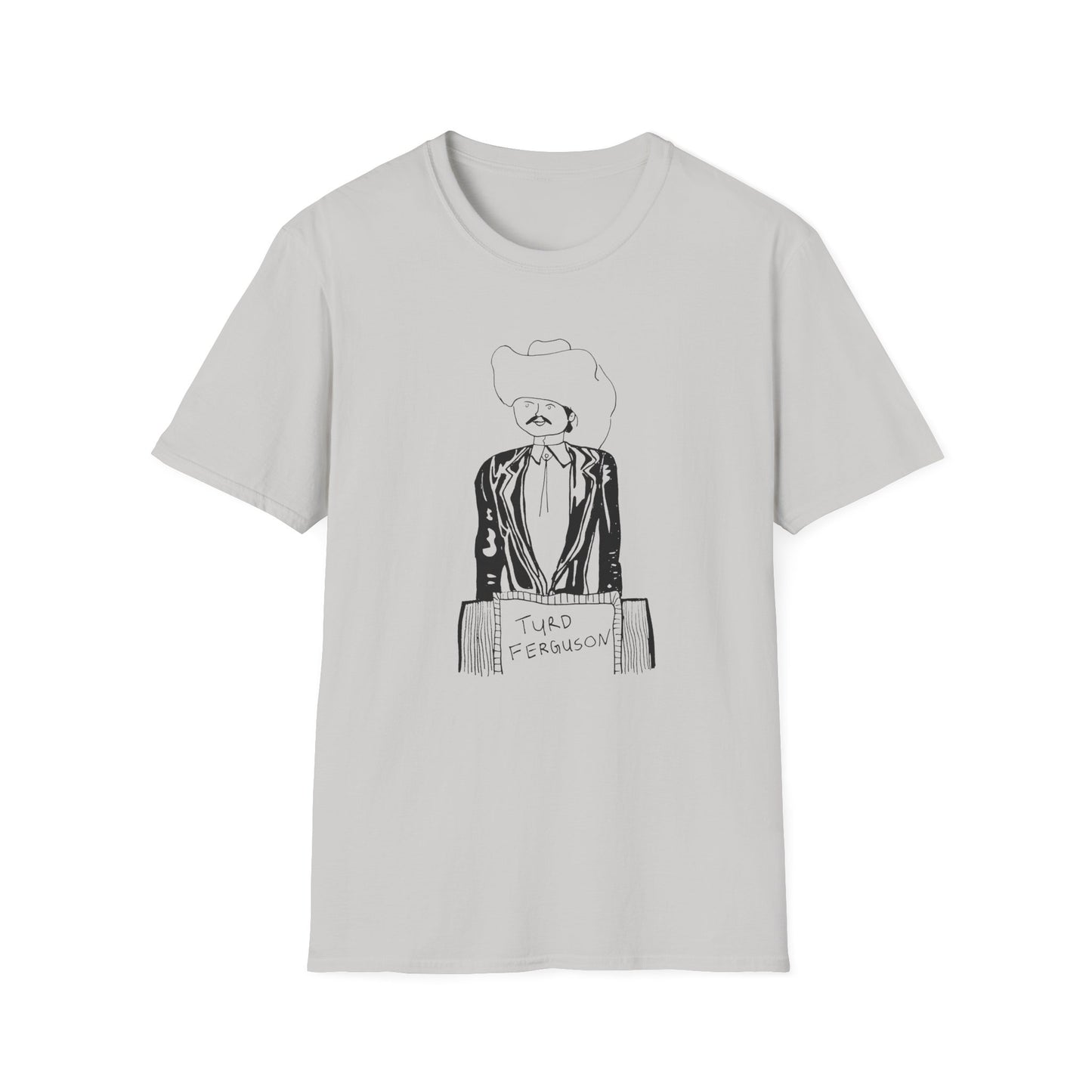 original drawing norm macdonald as turd ferguson on snl fan art tshirt