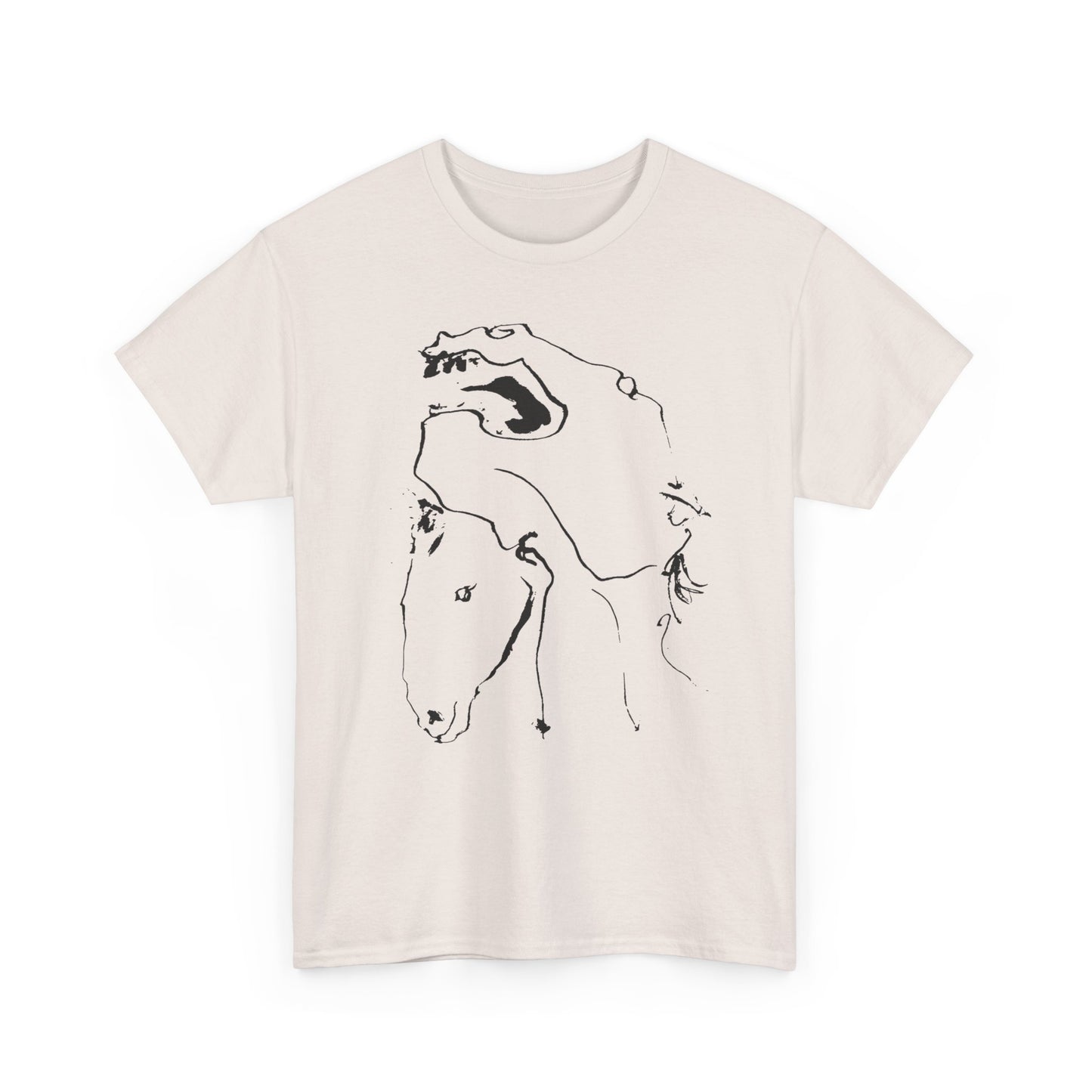 1961 horses lithograph by pablo ruiz picasso custom edit tshirt