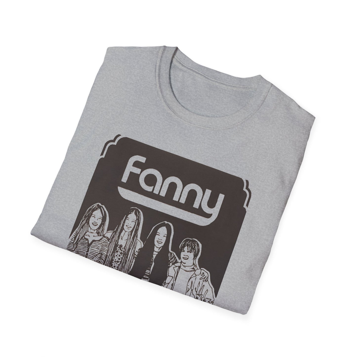 1970s rock n roll band FANNY show poster tshirt