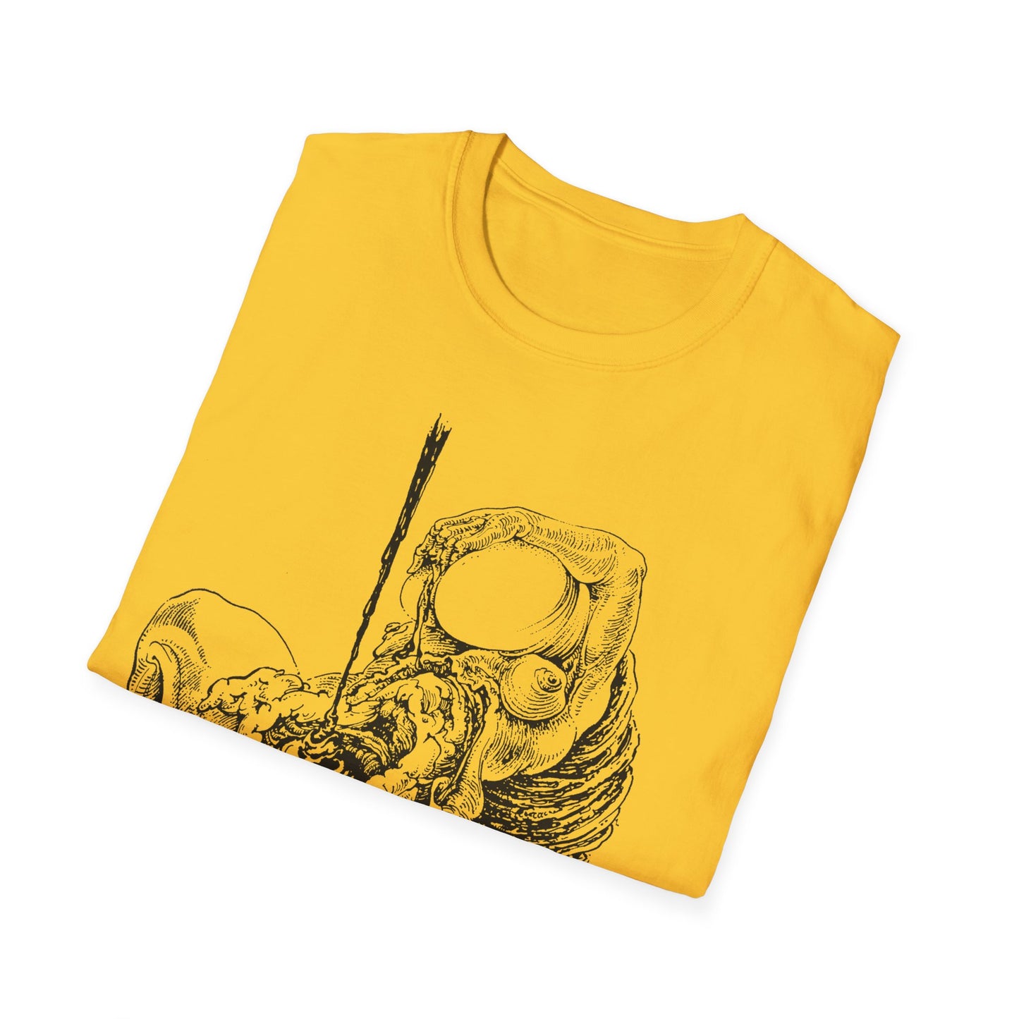 sibylle ruppert drawing from 1975 german avant garde journal tshirt