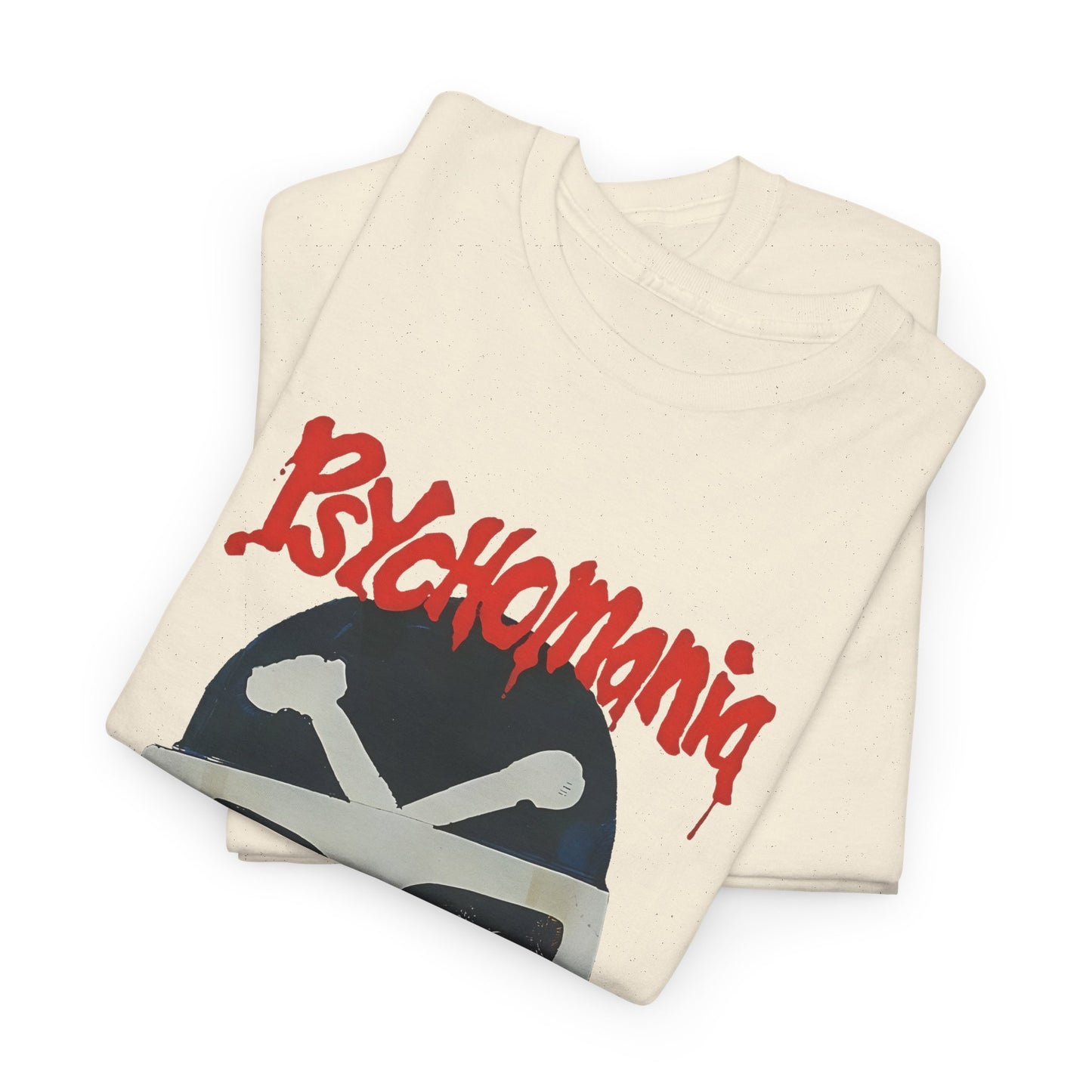 1973 psychomania movie poster no lettering tshirt
