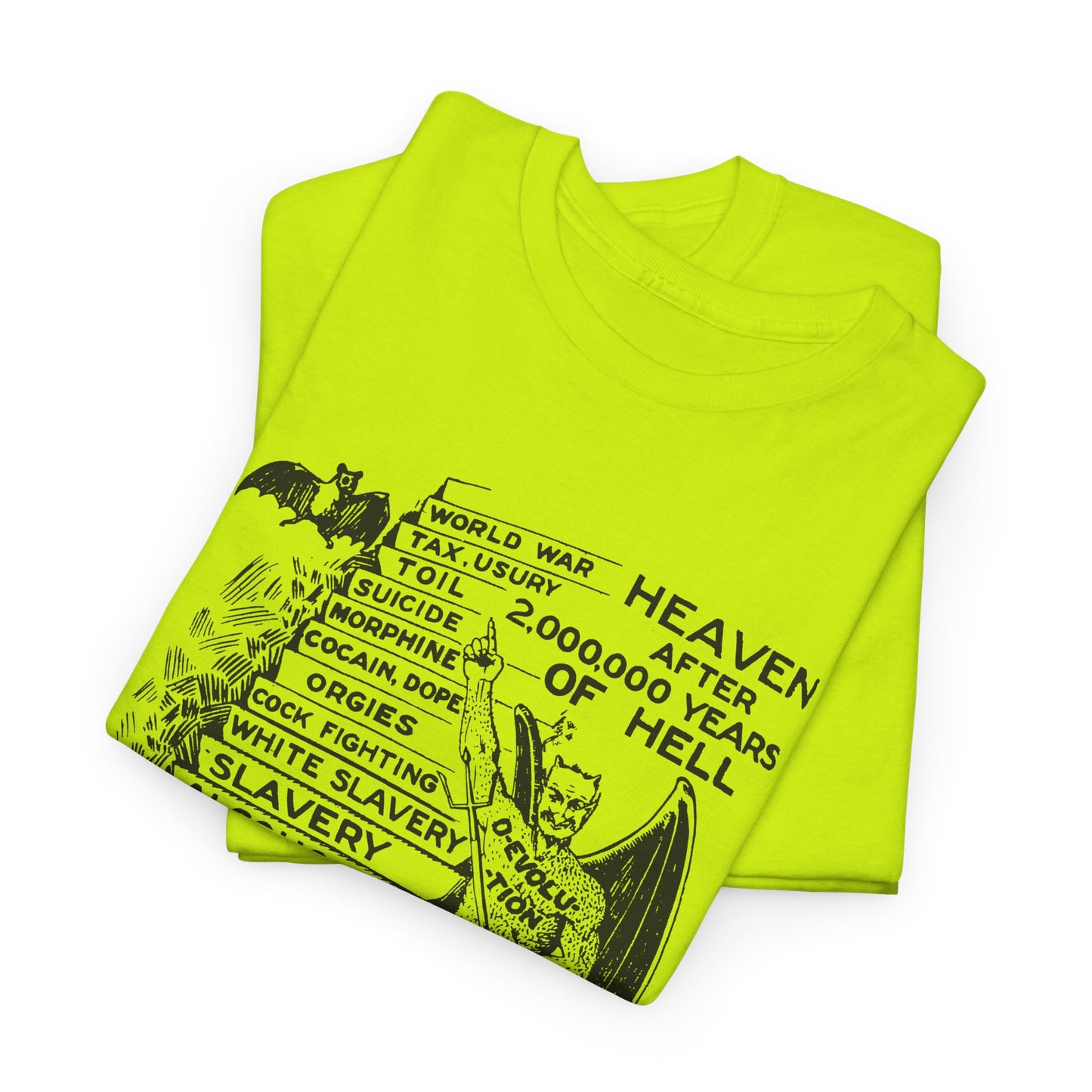 jocko-homo heavenbound b. h. shadduck 1925 religious pamphlet page six tshirt