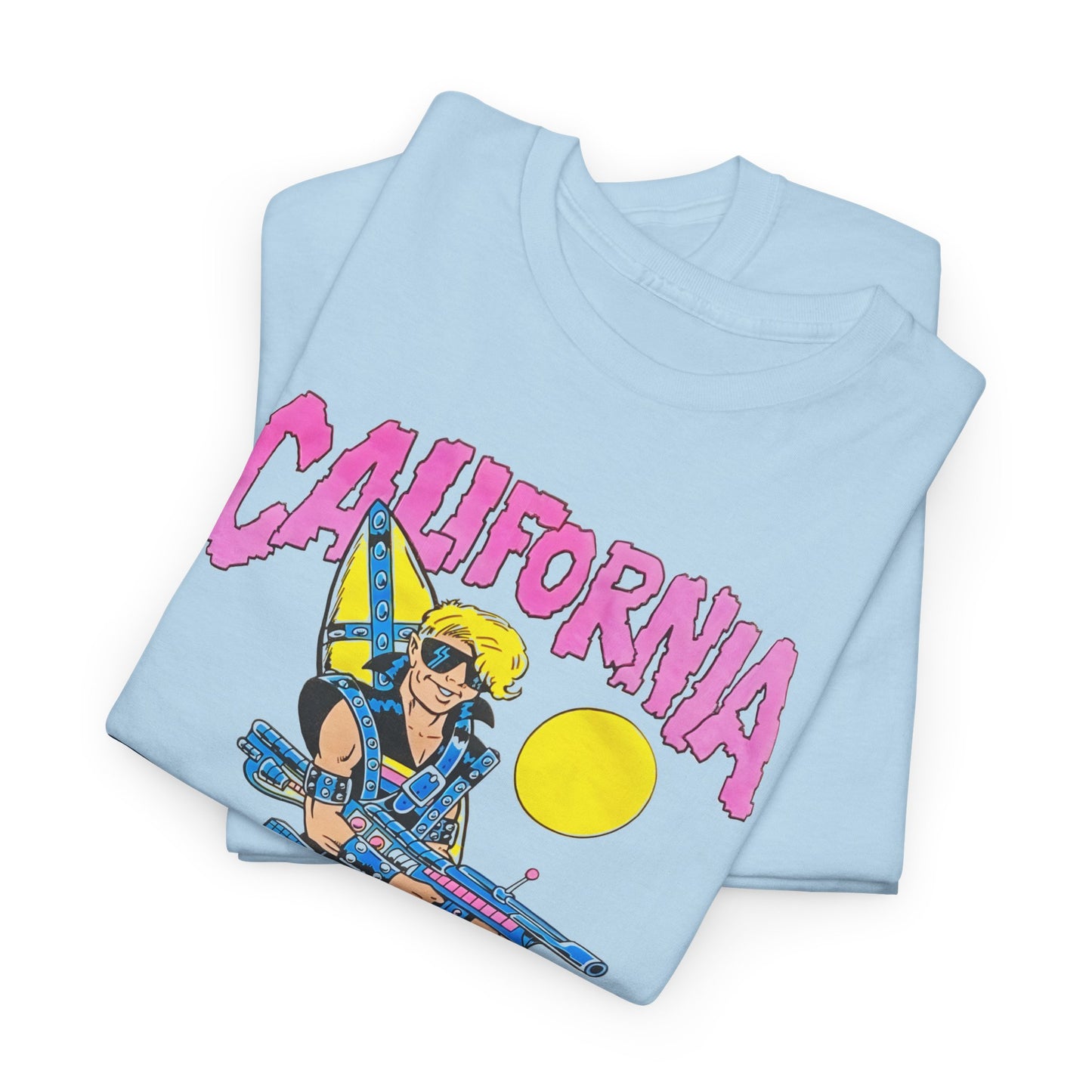 1980s california surf warrior edit tshirt