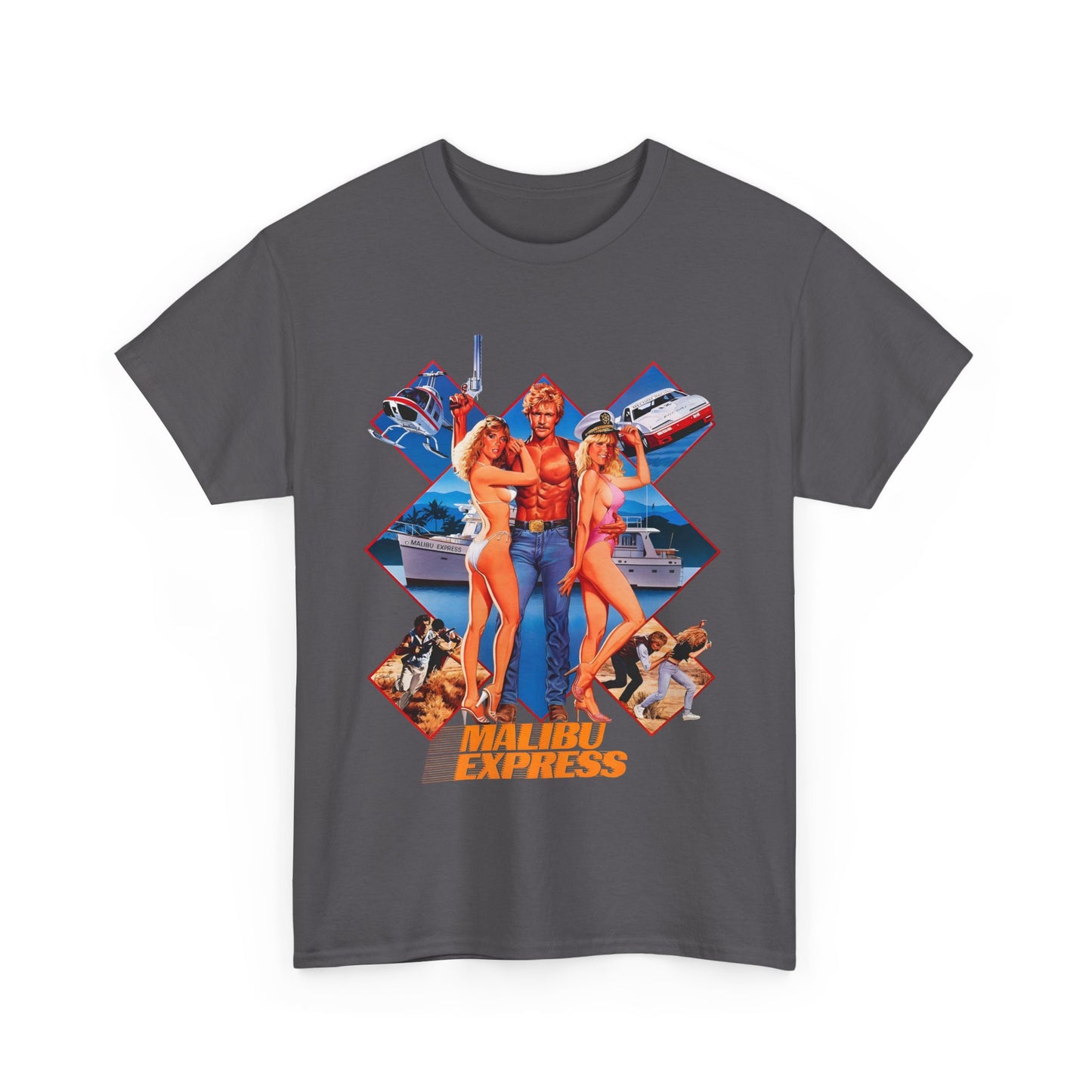 1985 malibu express movie poster tshirt