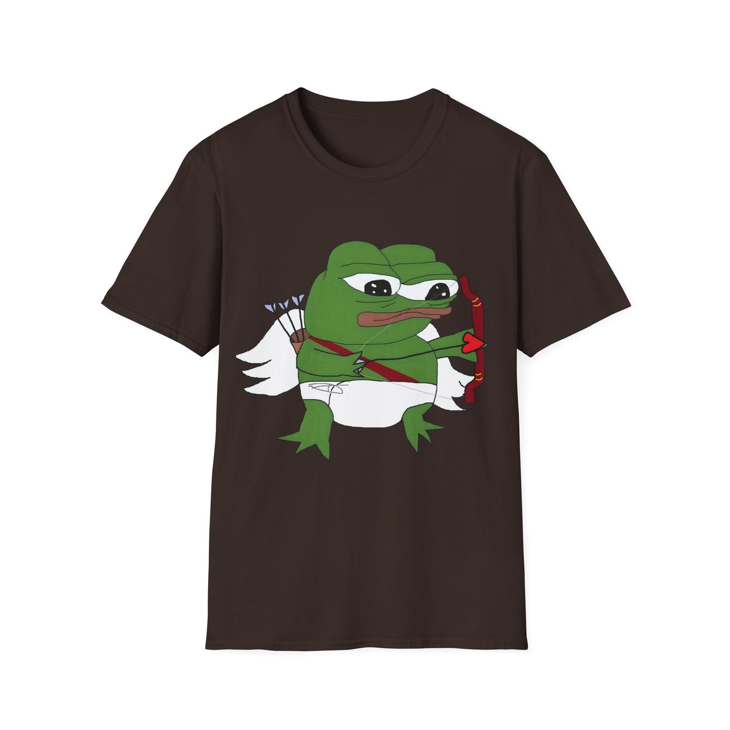 cupid pepe valentine's day tshirt