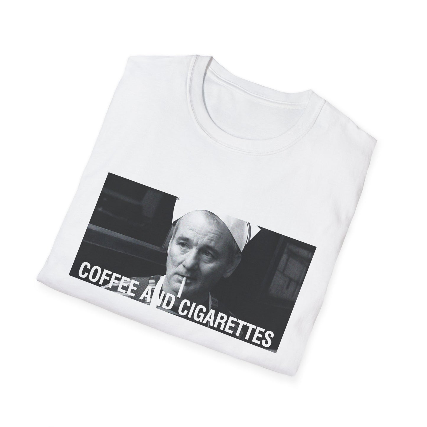 bill murray in coffee and cigarettes tshirt