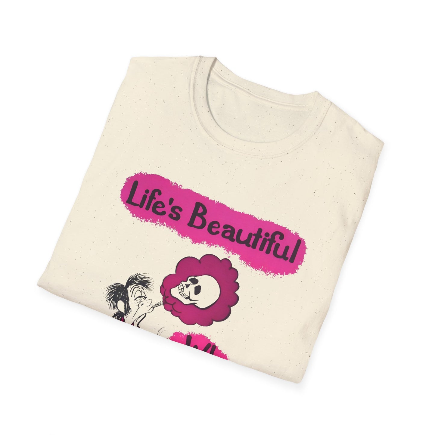 1960s/70s anti-drug poster life's beautiful, why blow it? by smartset smarteen s.o.s tshirt
