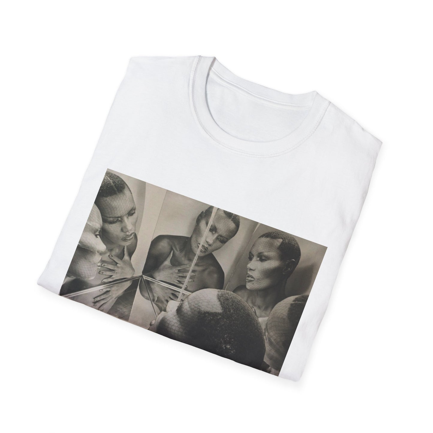 grace jones mirror gatefold for 1979 album muse tshirt