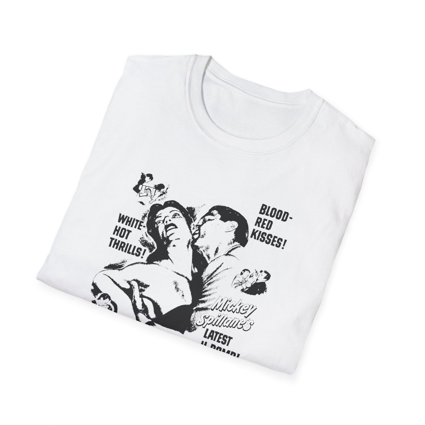 1955 film noir movie poster tshirt kiss me deadly by robert aldrich