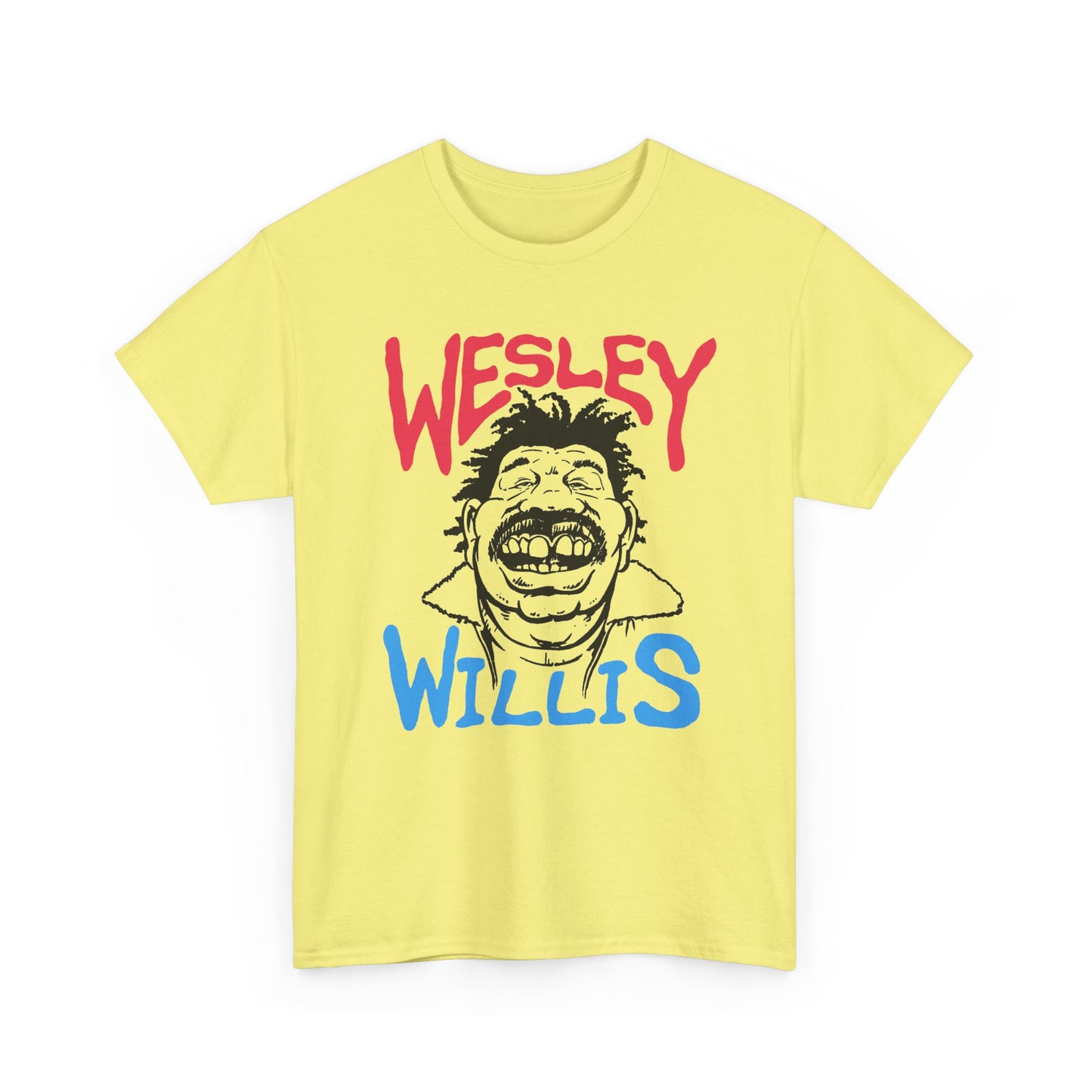 1996 wesley willis show poster custom reproduction tshirt