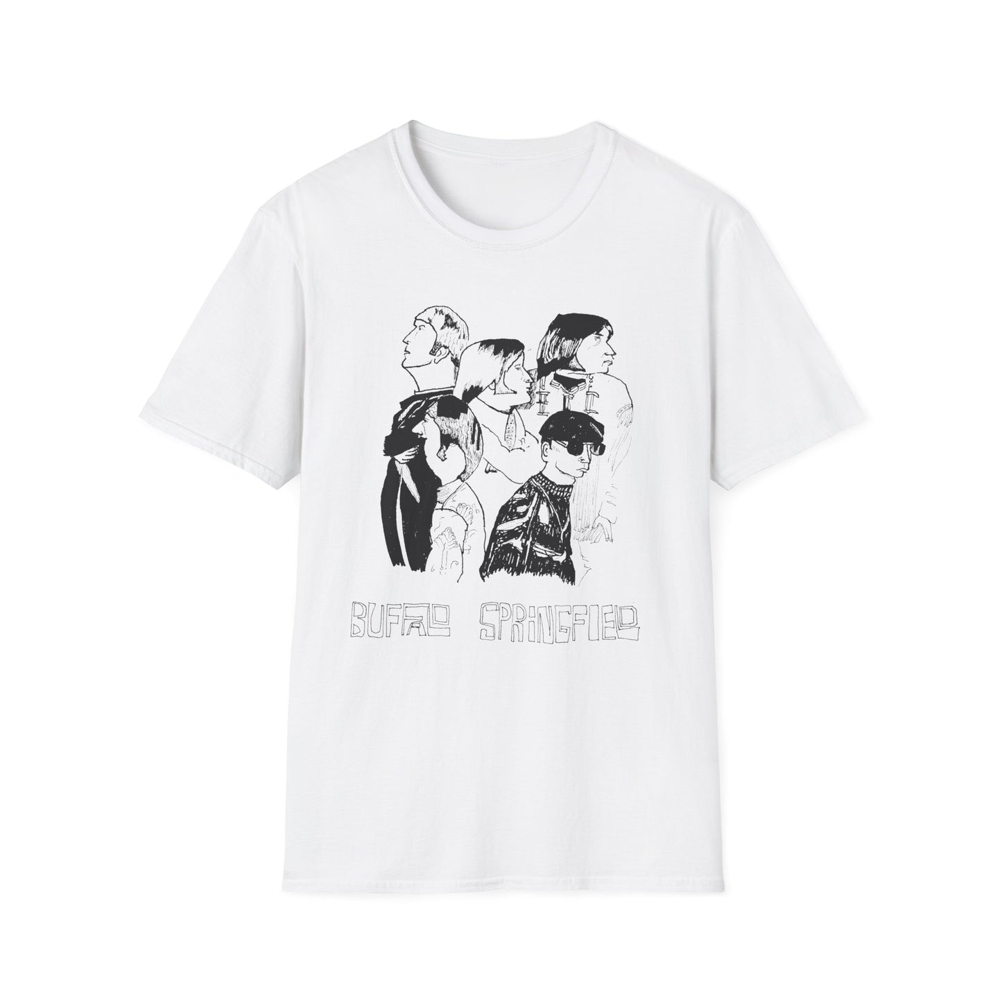 buffalo springfield original fan art drawing tshirt