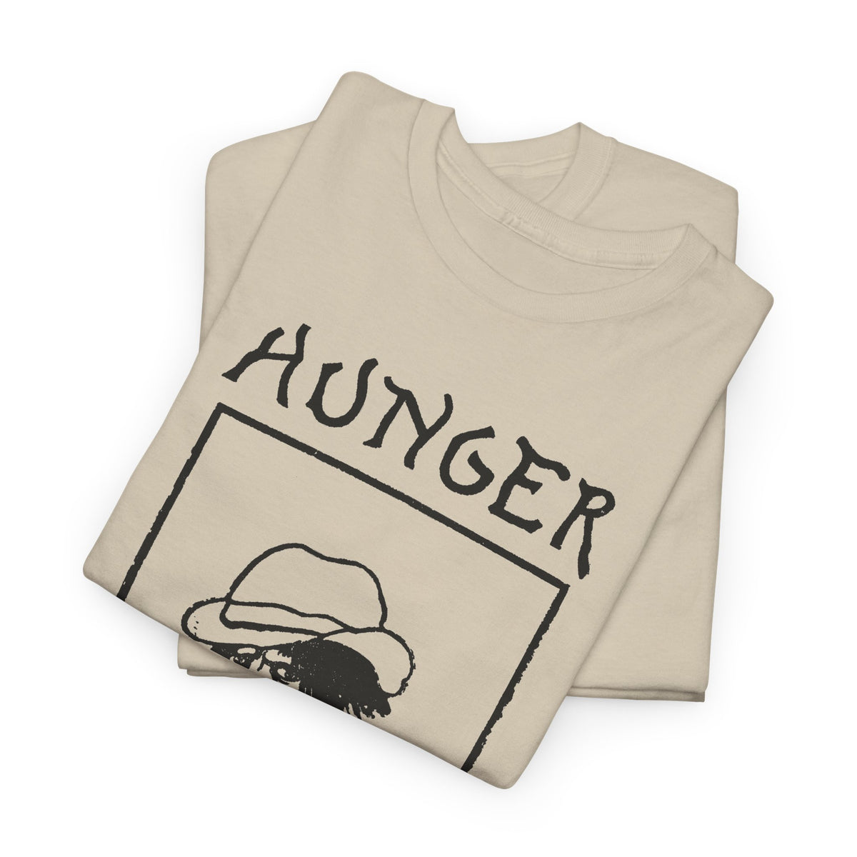 1890 hunger by knut hamsun book cover tshirt