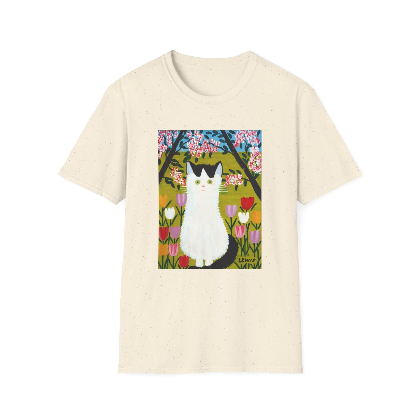 maud lewis nova scotia canadian folk artist white and black cat tshirt