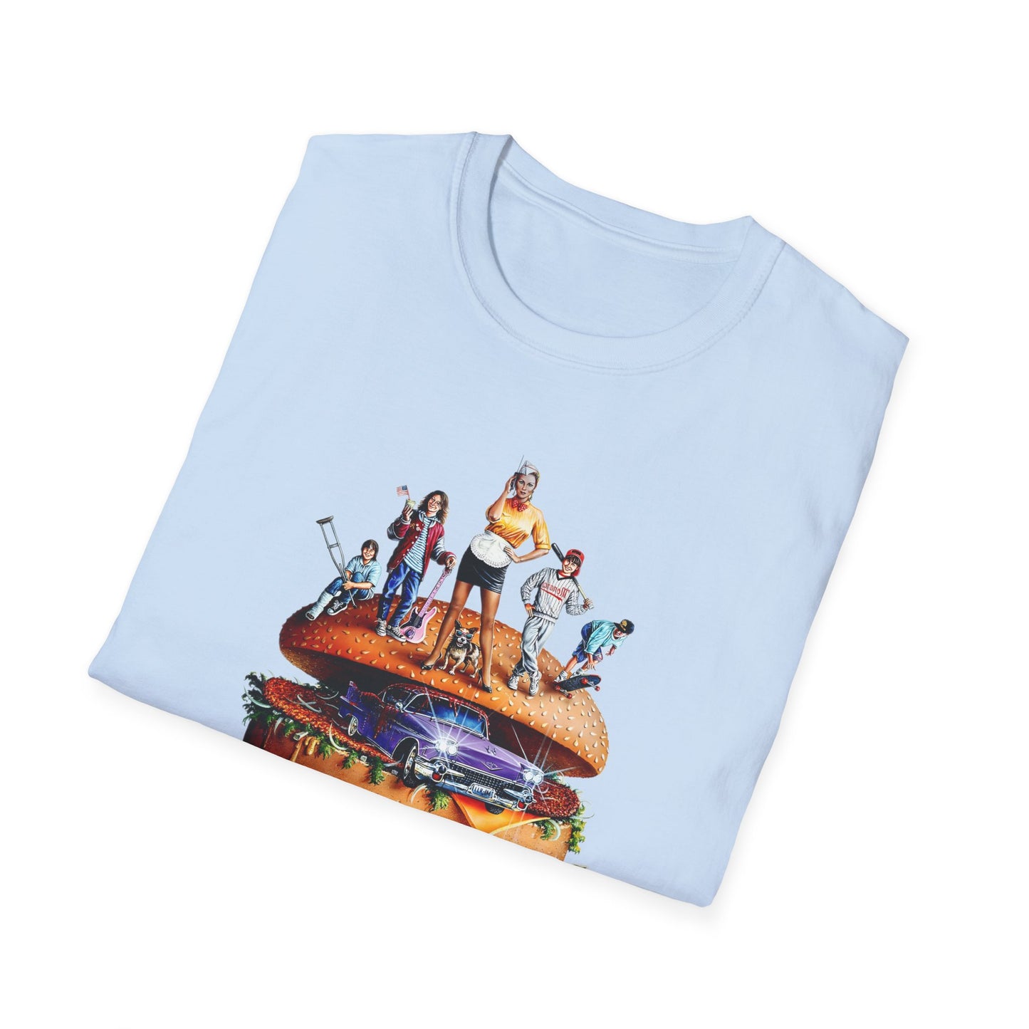 1991 movie don't tell mom the babysitter's dead german movie poster fast food family tshirt