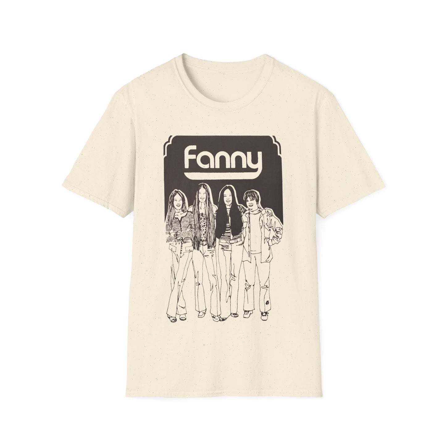 1970s rock n roll band FANNY show poster tshirt