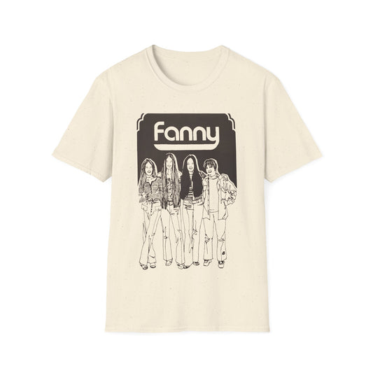 1970s rock n roll band FANNY show poster tshirt