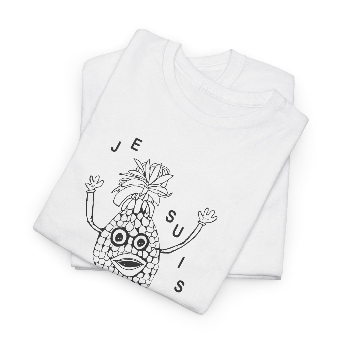 original sketch je suis un ananas téléfrançais! (i am a pineapple) tshirt