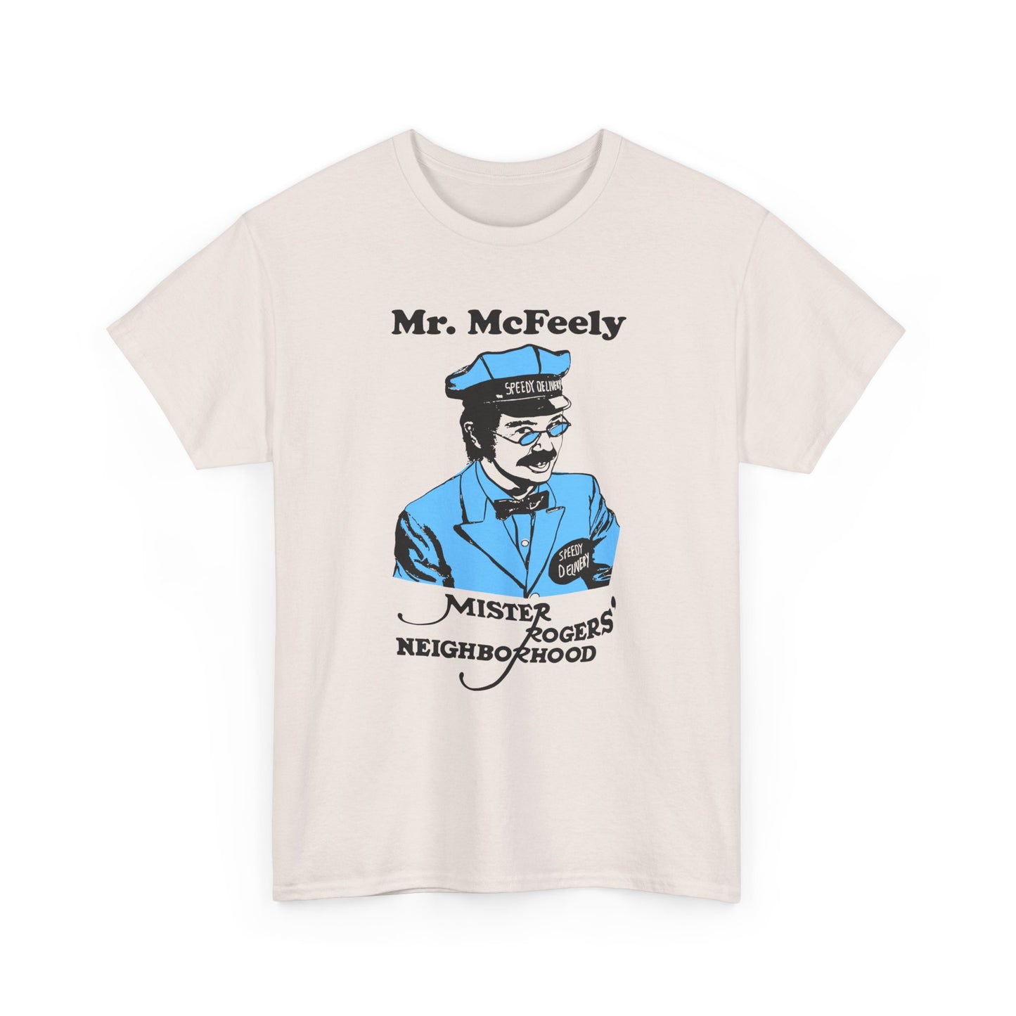 vintage mr mcfeely from mr rogers custom reproduction tshirt