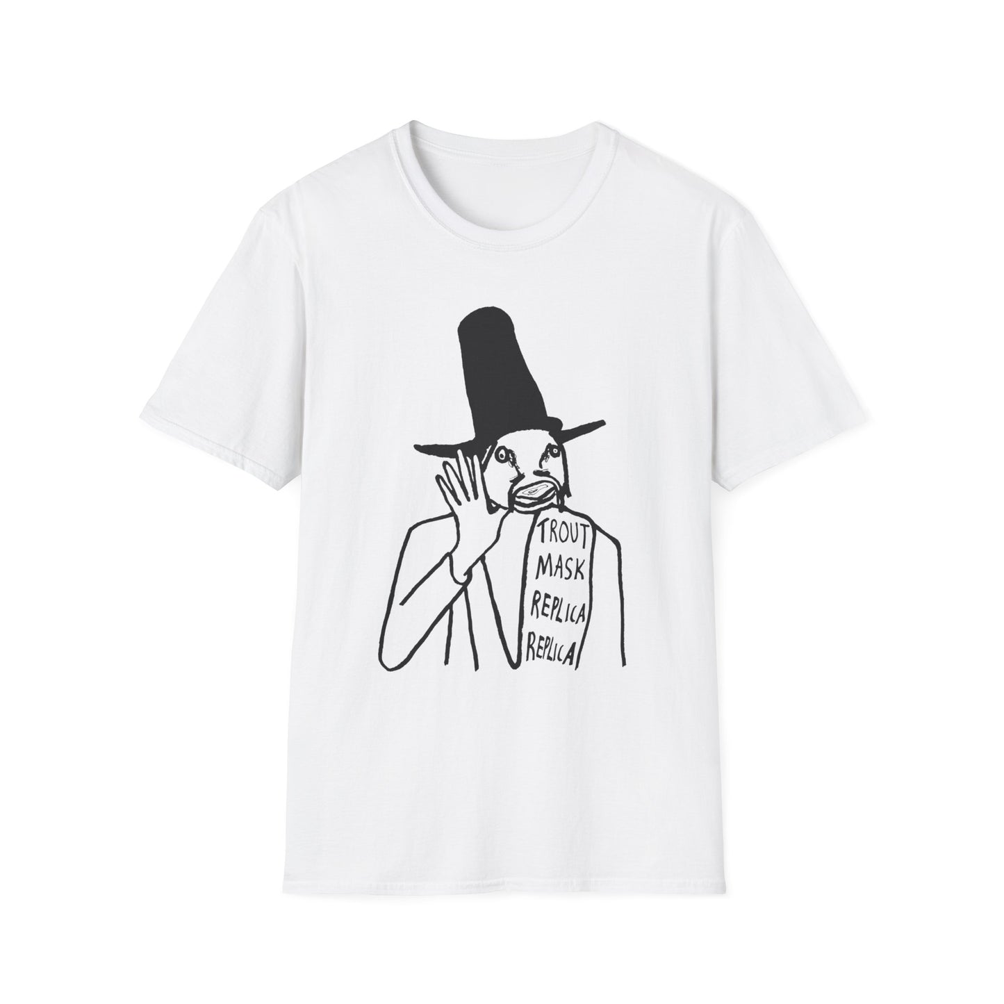 captain beefheart 1969 trout mask replica album replica original drawing tshirt