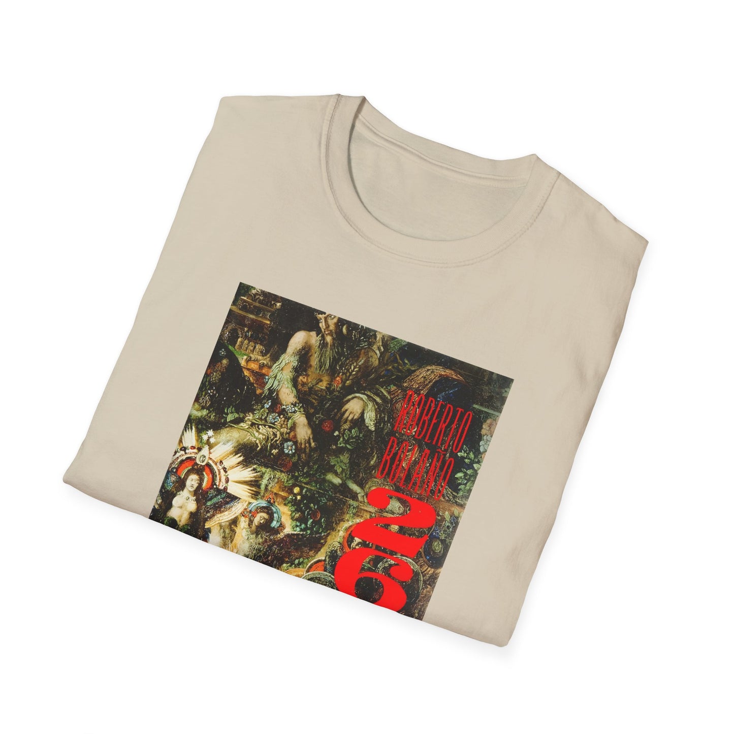 roberto bolano 2666 book cover tshirt