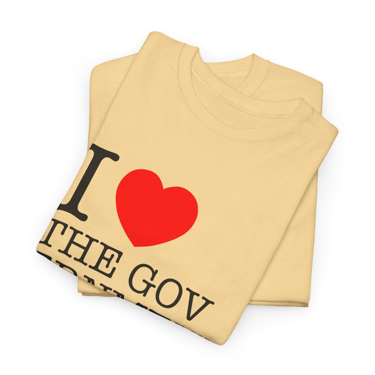 i heart the government tshirt