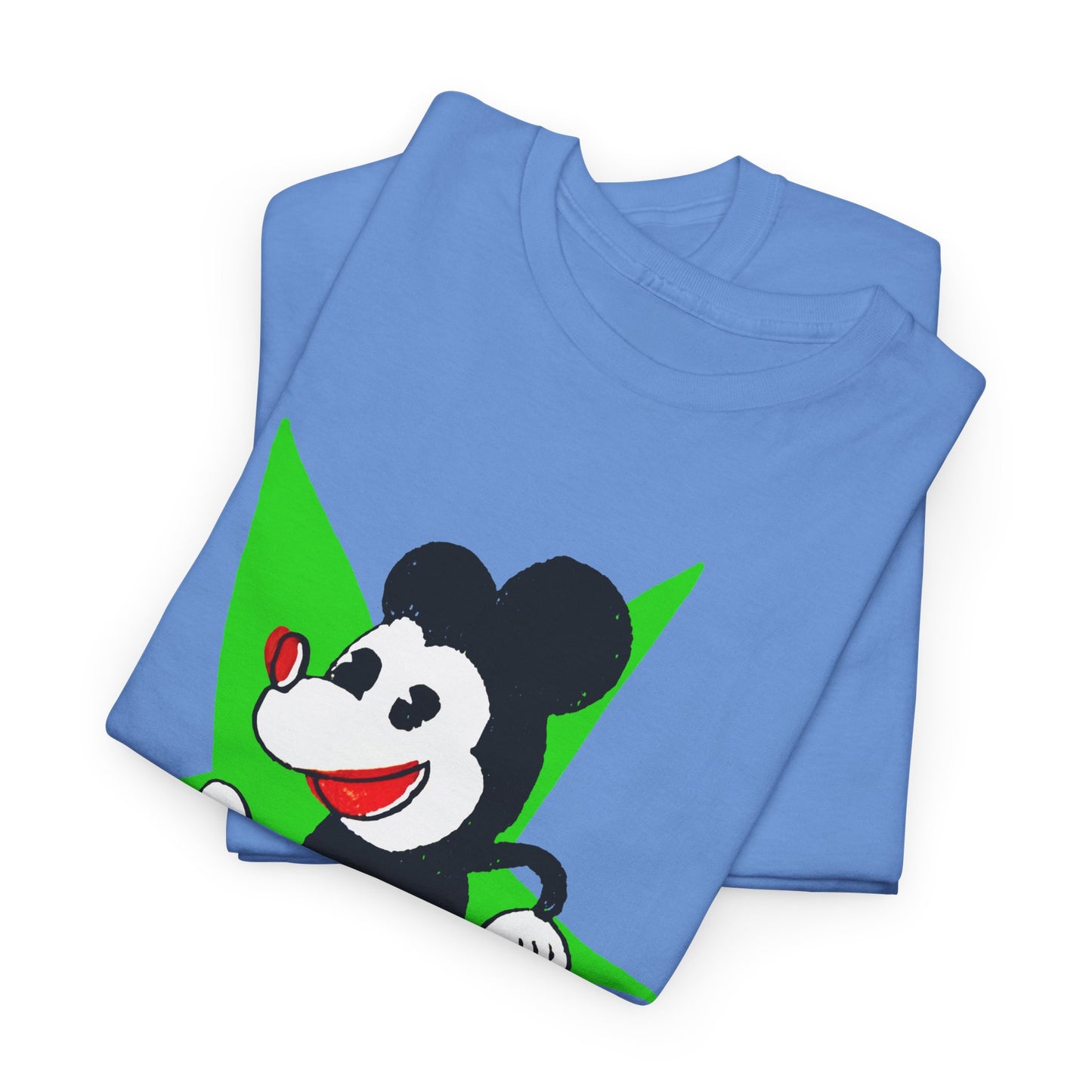 vintage japanese mickey with weird green star fan art tshirt