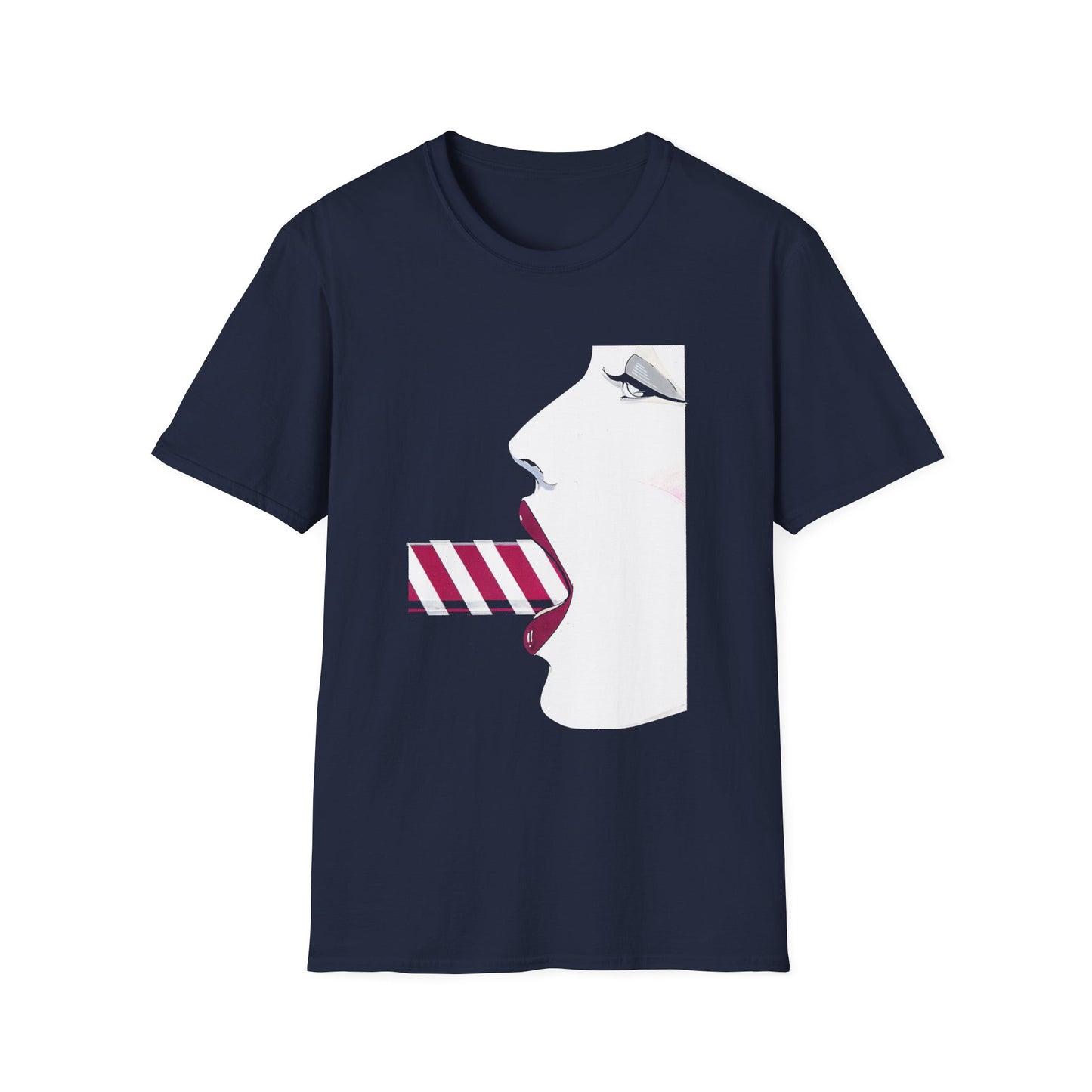 patrick nagel candy cane tshirt