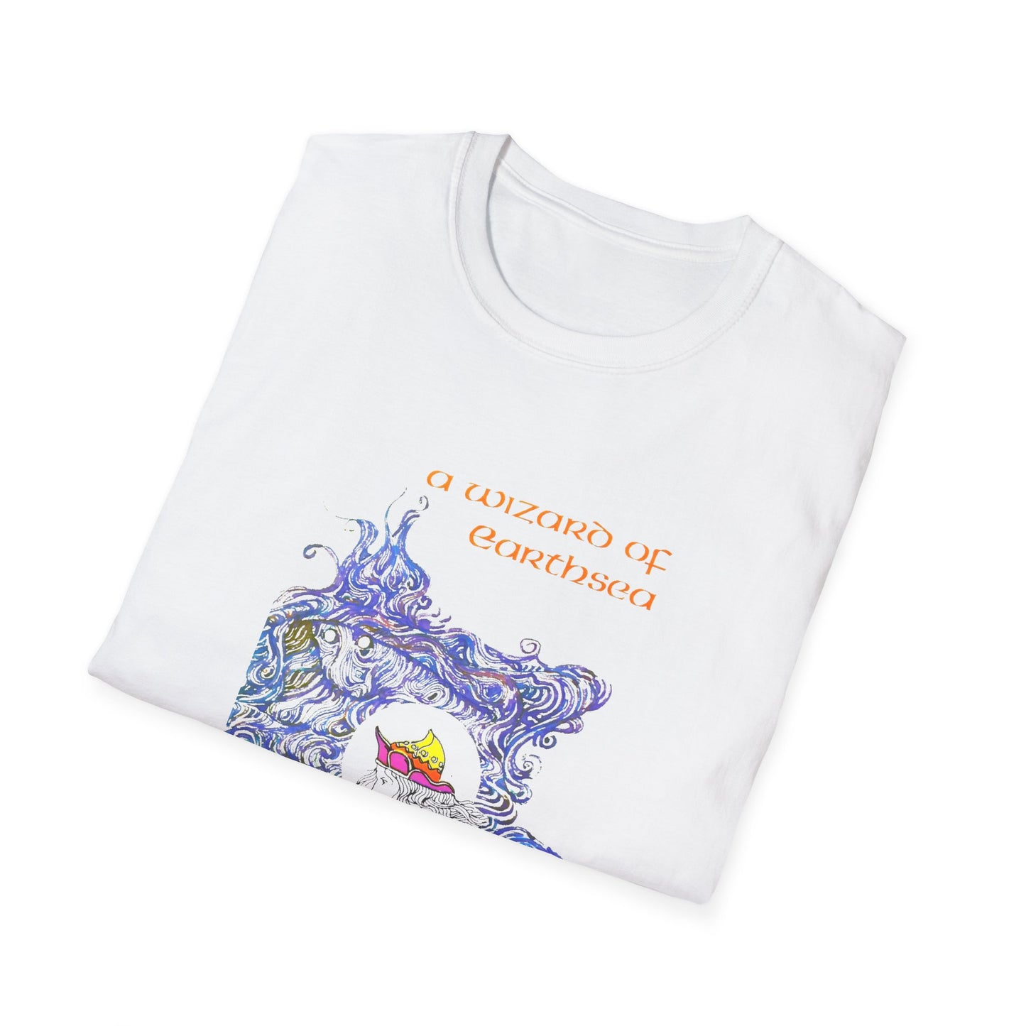 a wizard of earthsea novel by ursula k. le guin book cover tshirt