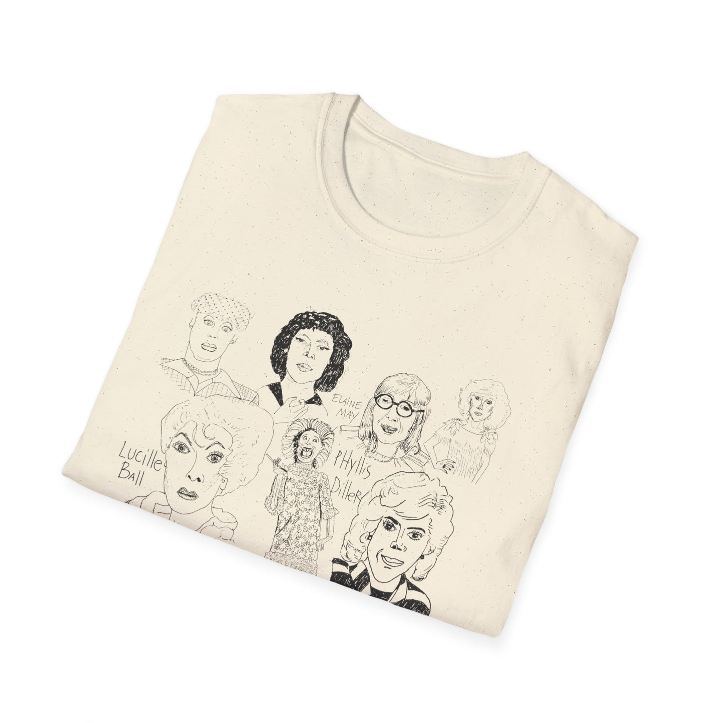 original drawing women of comedy collage tshirt