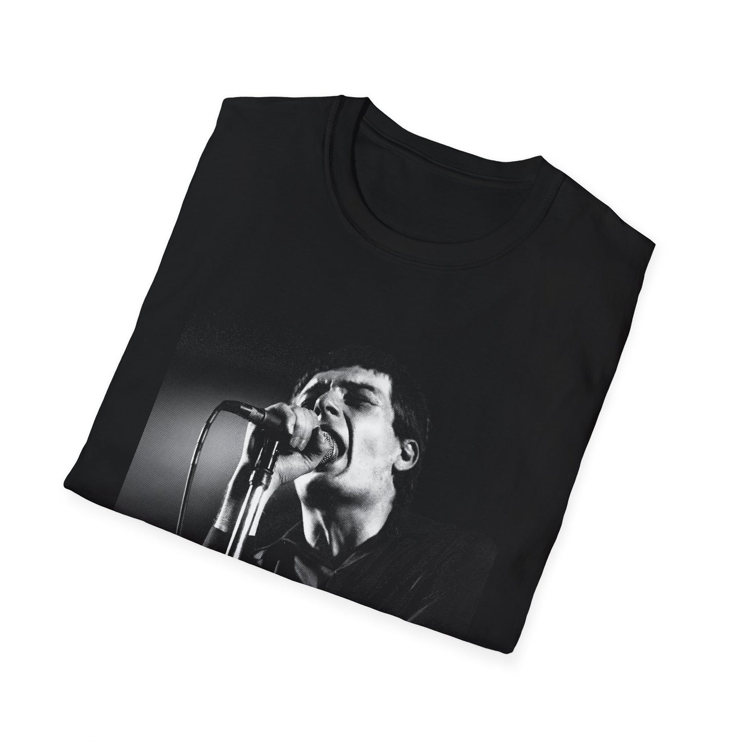 ian curtis singing 3 joy division tshirt