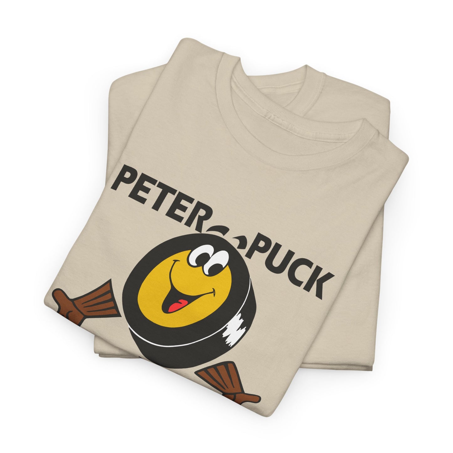 1970s tv hockey mascot peter puck tshirt