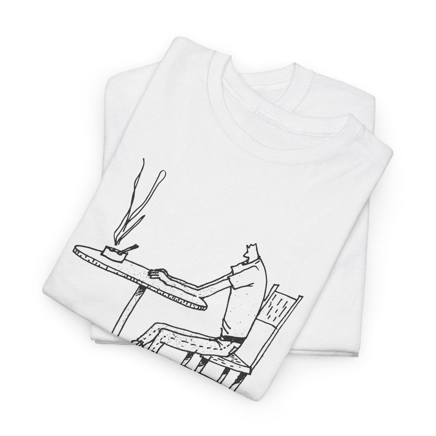 original drawing from microwave oven by kkidss music video tshirt
