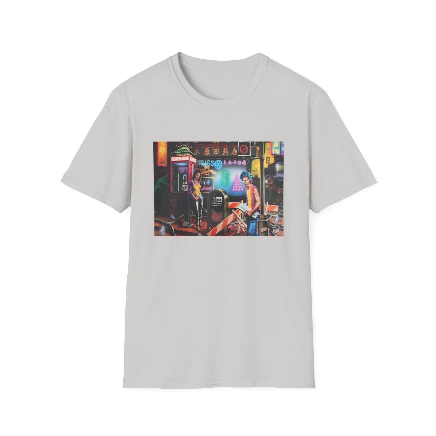 1984 william gibson book neuromancer barclay dust jacket tshirt