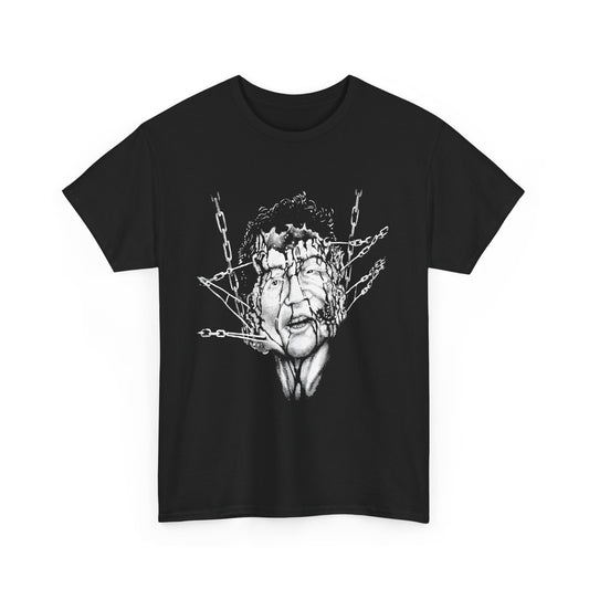 vintage hellraiser frank cotton reproduction stretched graphic tshirt
