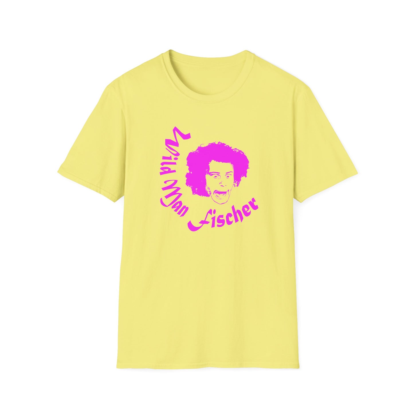 wild man fischer pink stencil tshirt