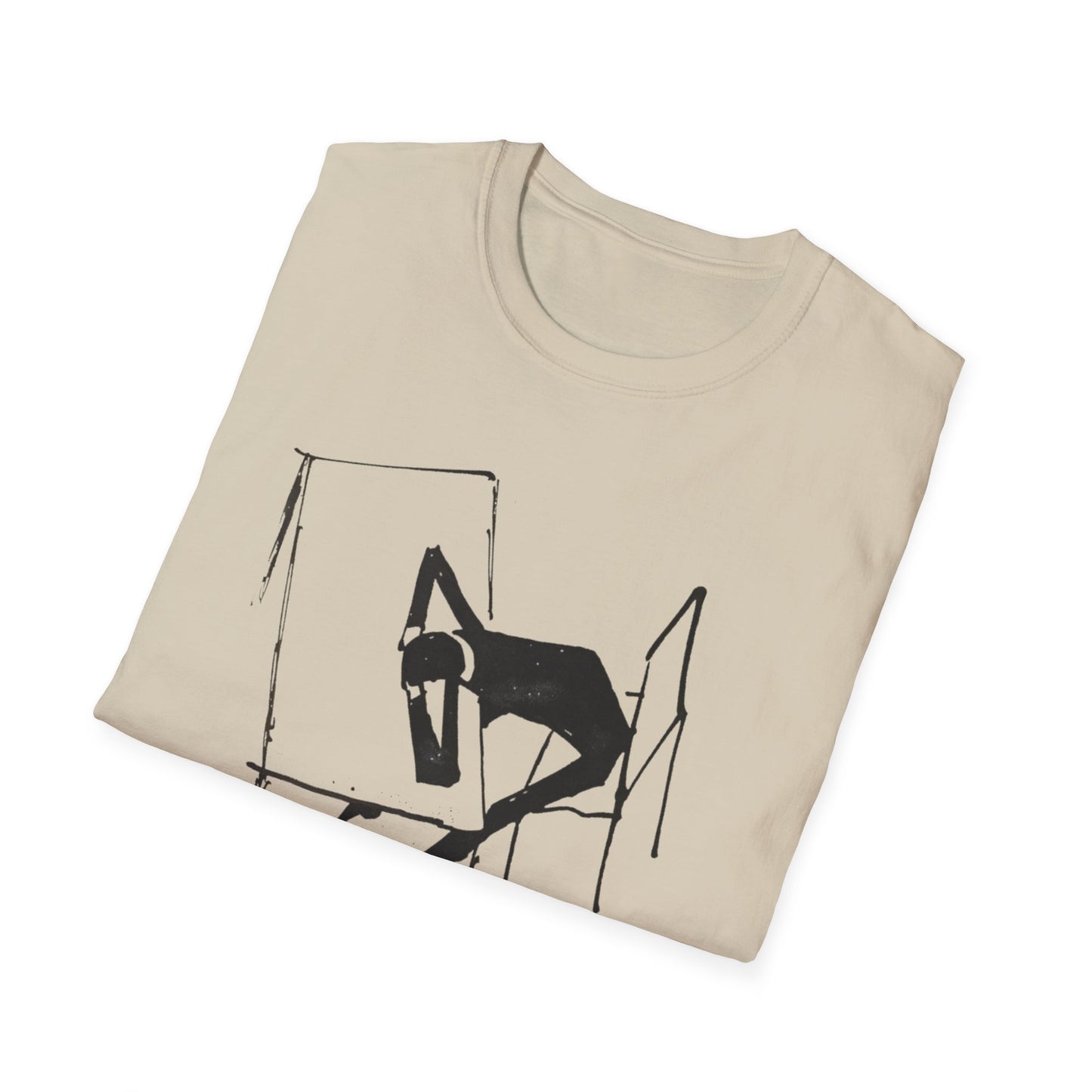 early 1900s sketch india ink on paper by franz kafka on a tshirt