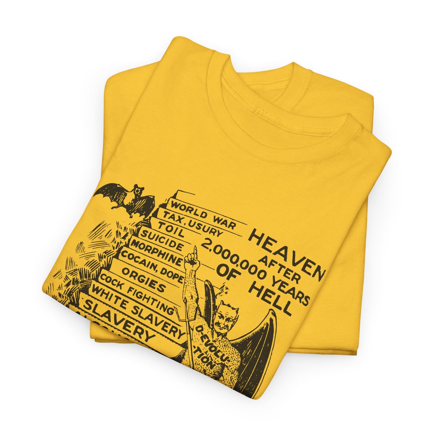 jocko-homo heavenbound b. h. shadduck 1925 religious pamphlet page six tshirt