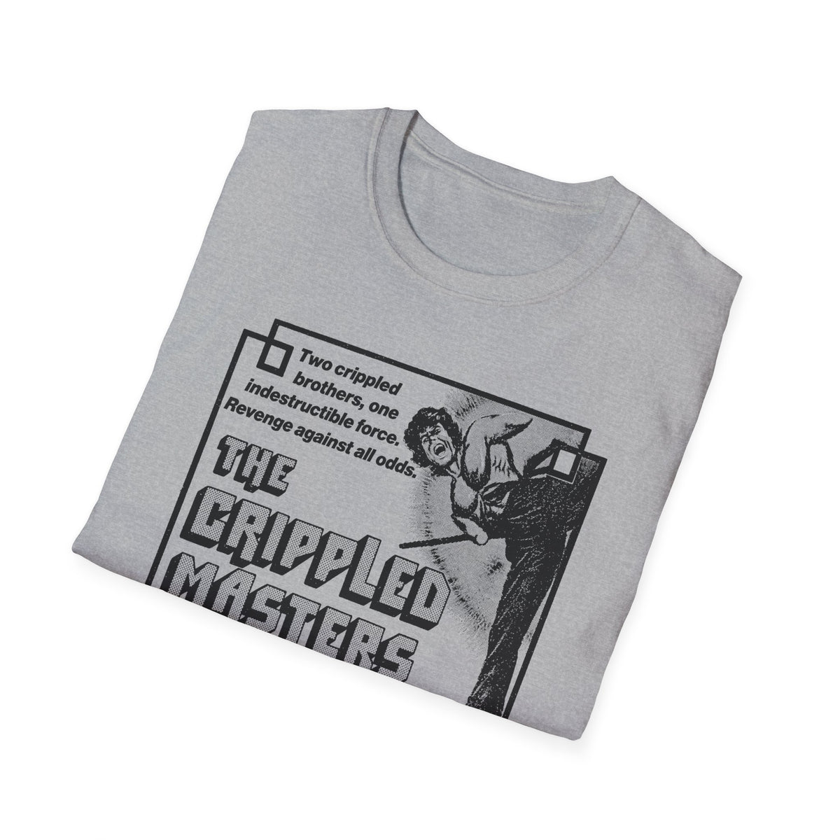 1979 hong kong martial arts film the crippled masters newspaper advertisement tshirt