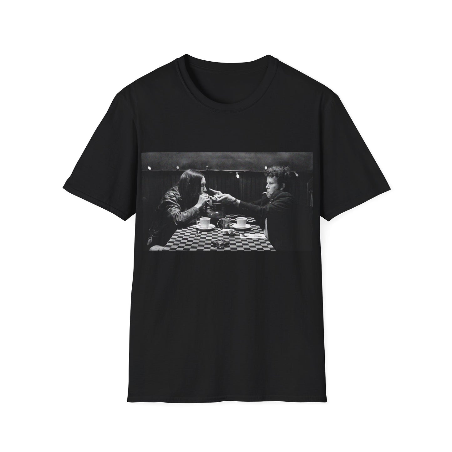 iggy pop and tom waits from coffee and cigarettes tshirt