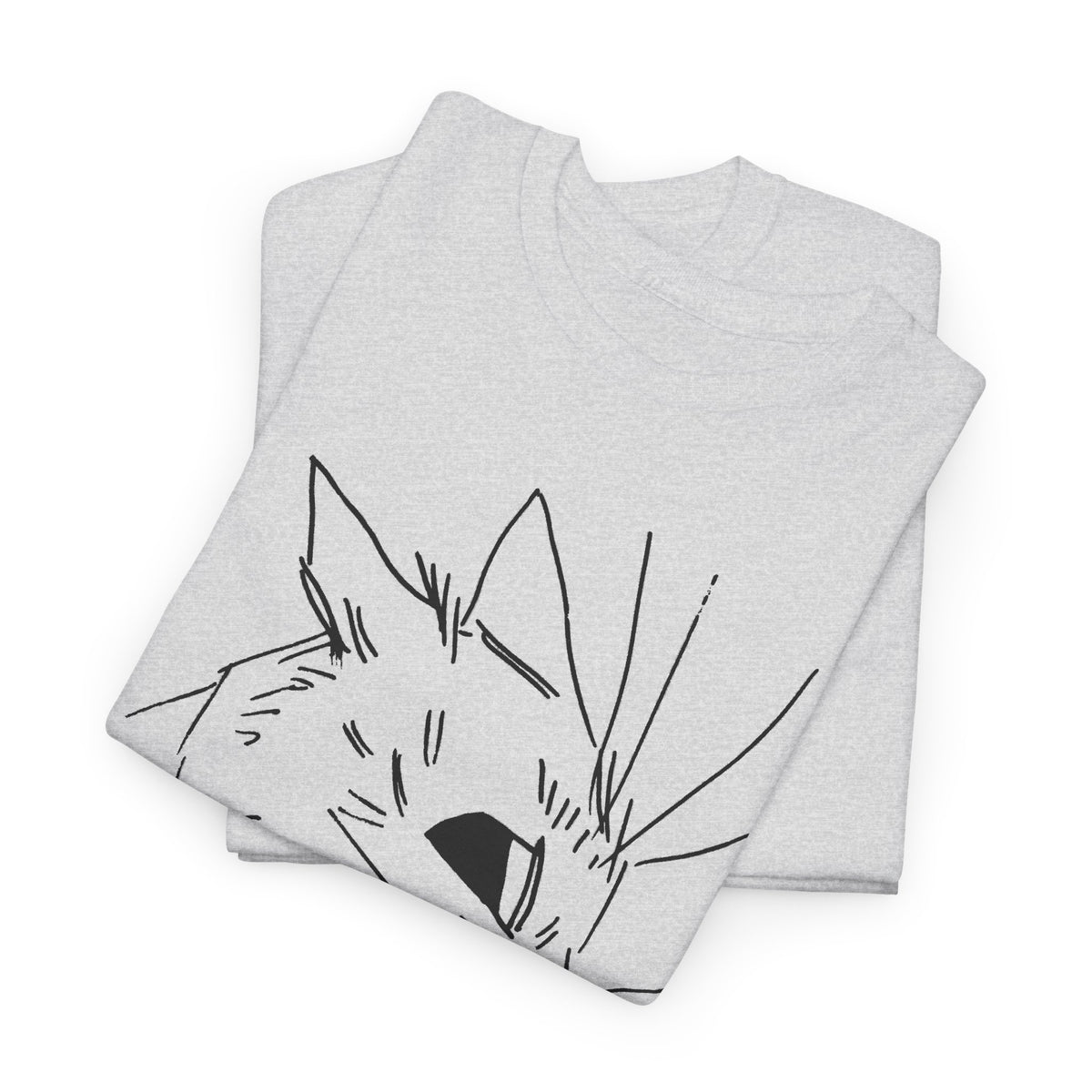 louis wain cubist style cat sketch tshirt