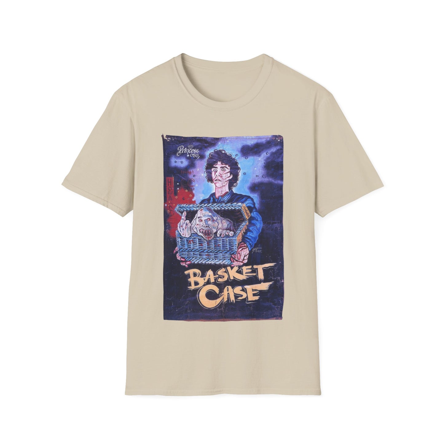 ghanaian basket case 1982 by frank henenlotter movie poster tshirt