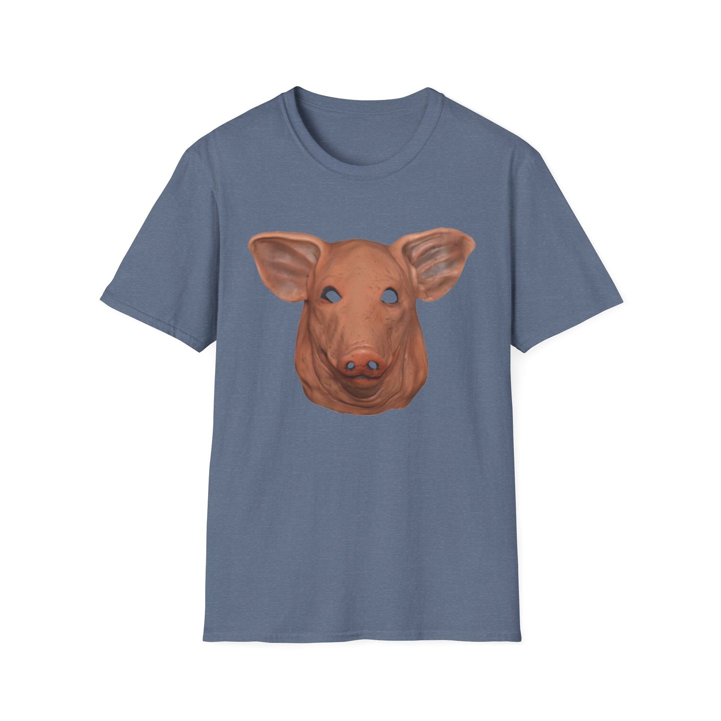 creepy pig mask tshirt