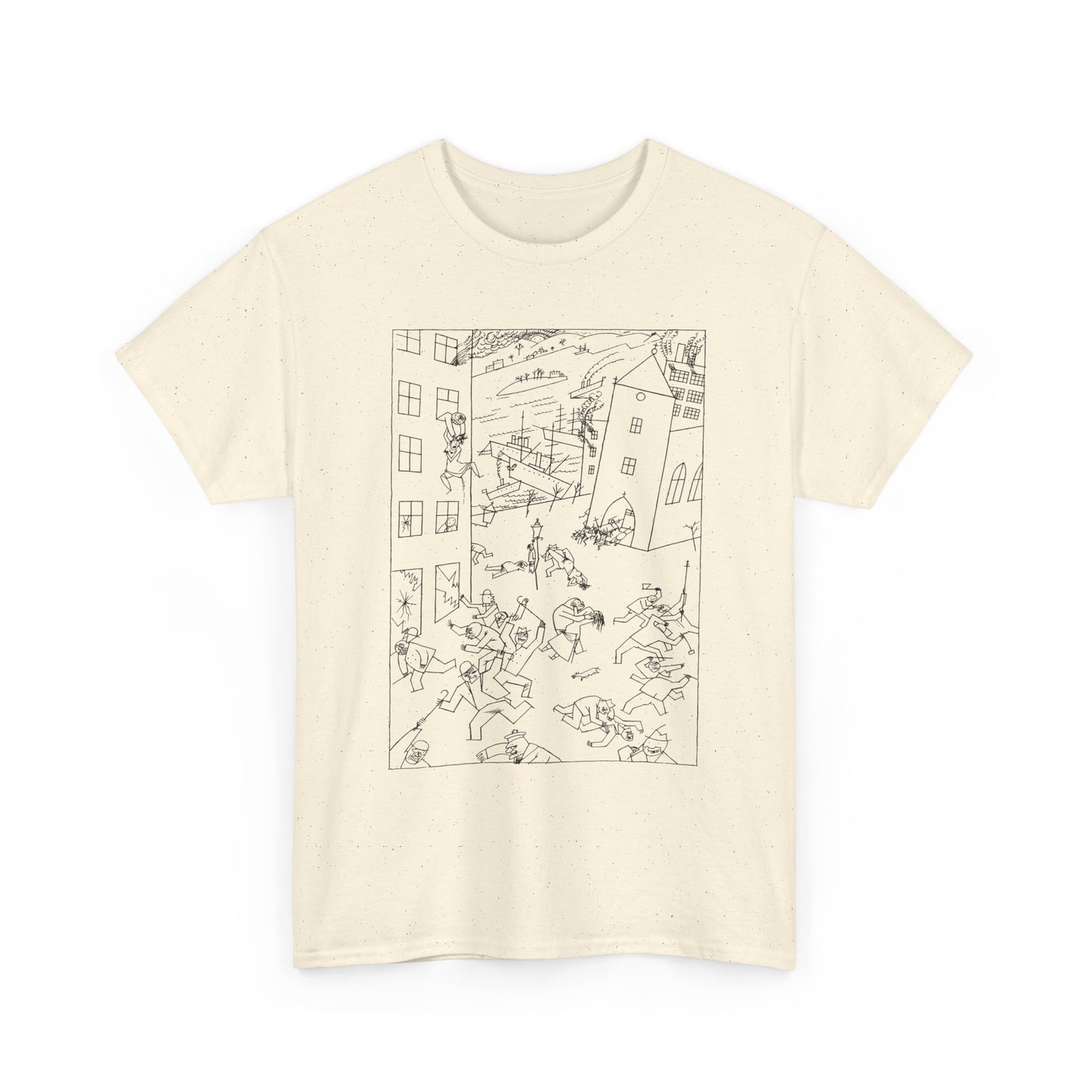 1915 drawing george grosz riot of the insane tshirt