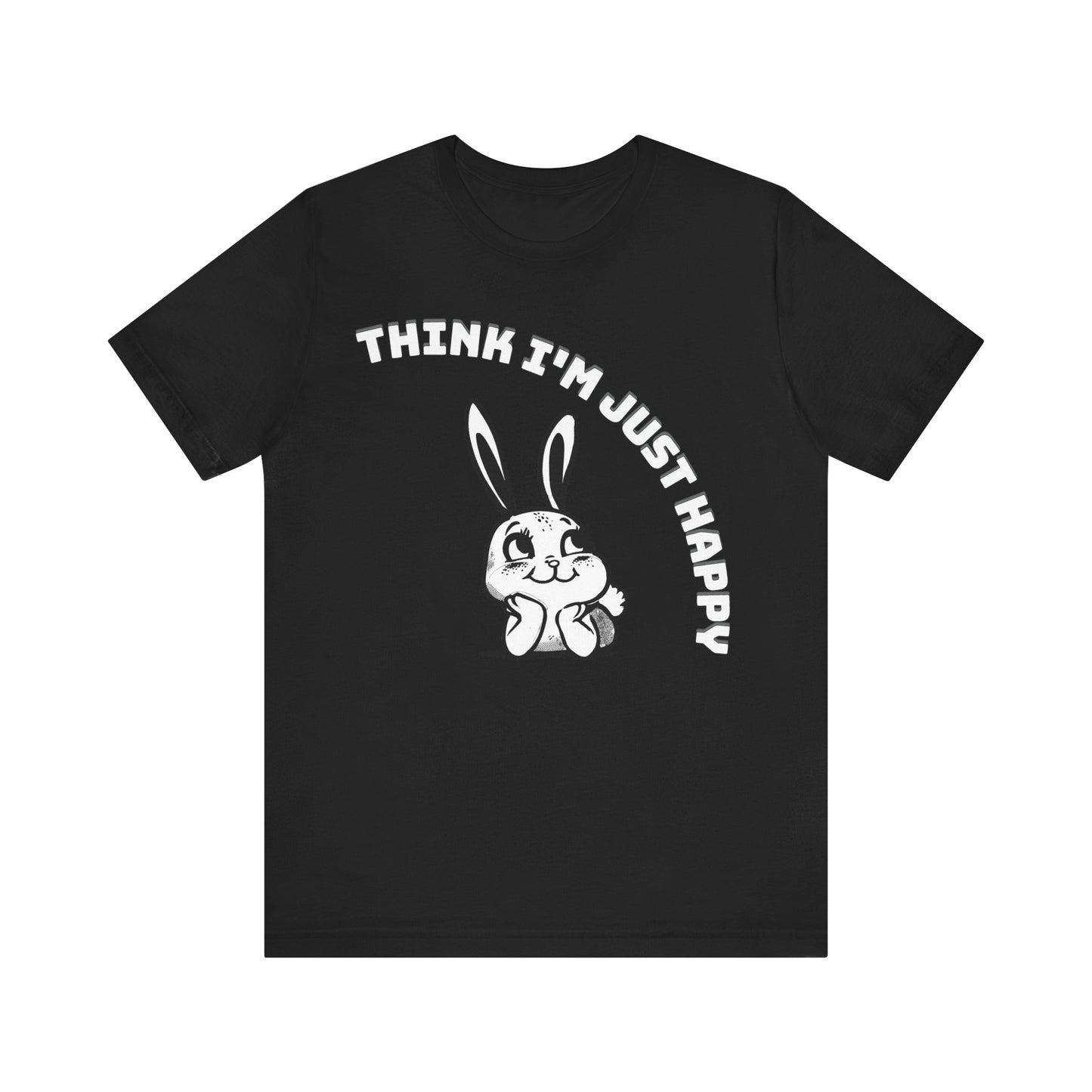 think I'm just happy nirvana song lyrics tshirt